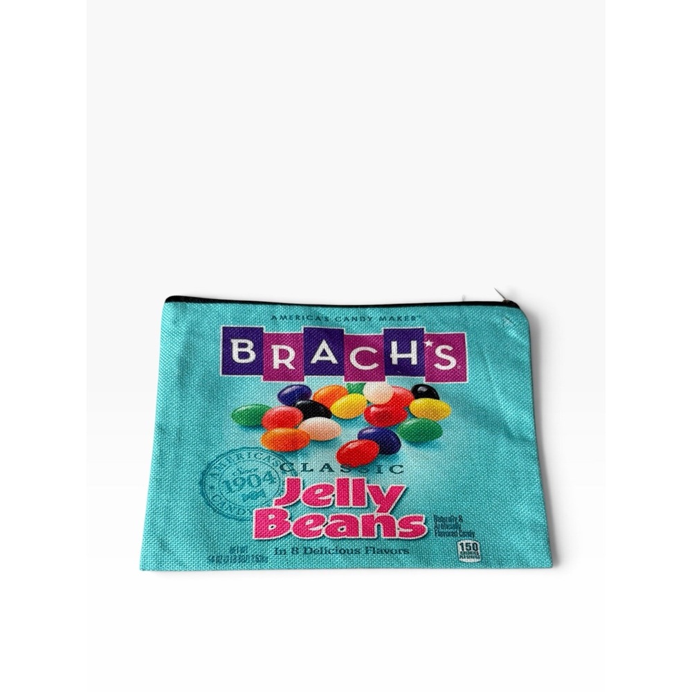 New Novelty Zipper Pouch Bag jelly beans candy snack sweets